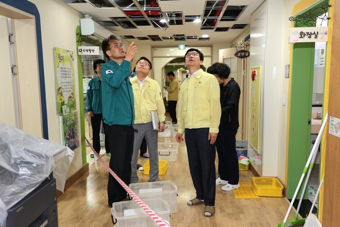 충북 교육시설 집중호우 피해 잇따라