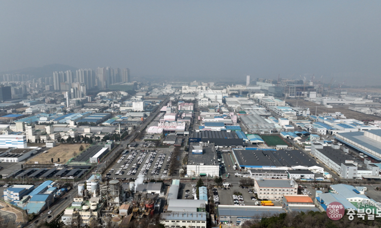 청주산단 생산·수출 실적 '빨간불'