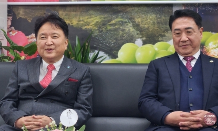 김영환 지사 "영동은 국악, 충주는 정원도시"…국립국악원 분원 영동에 힘 실어줘