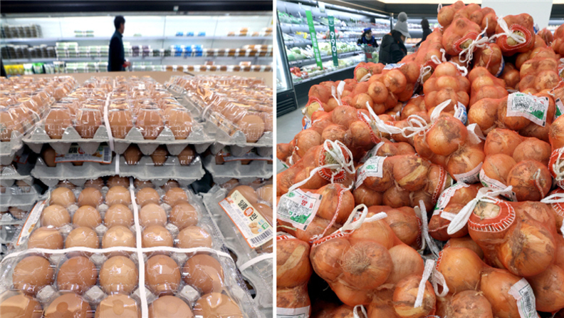 달걀은 금값, 국산 양파는 헐값…뒤집힌 밥상물가