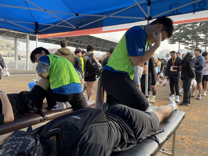 대원대학교 세끝만사, '버닝런 일레븐' 마라톤 의료지원 성공적 수행