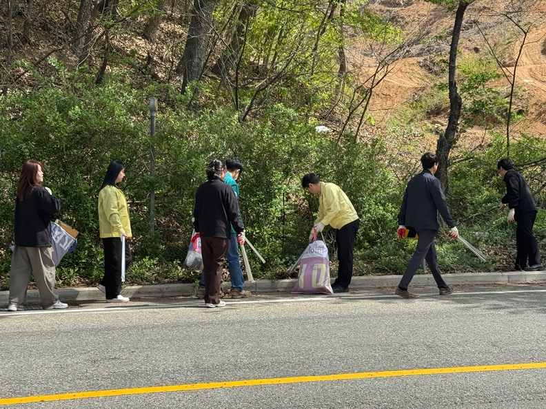 음성군, 제20회 반기문마라톤대회 대비 국토대청결운
